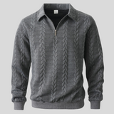 Simone – Elegantní Pletené Polo S Krátkým Zipem