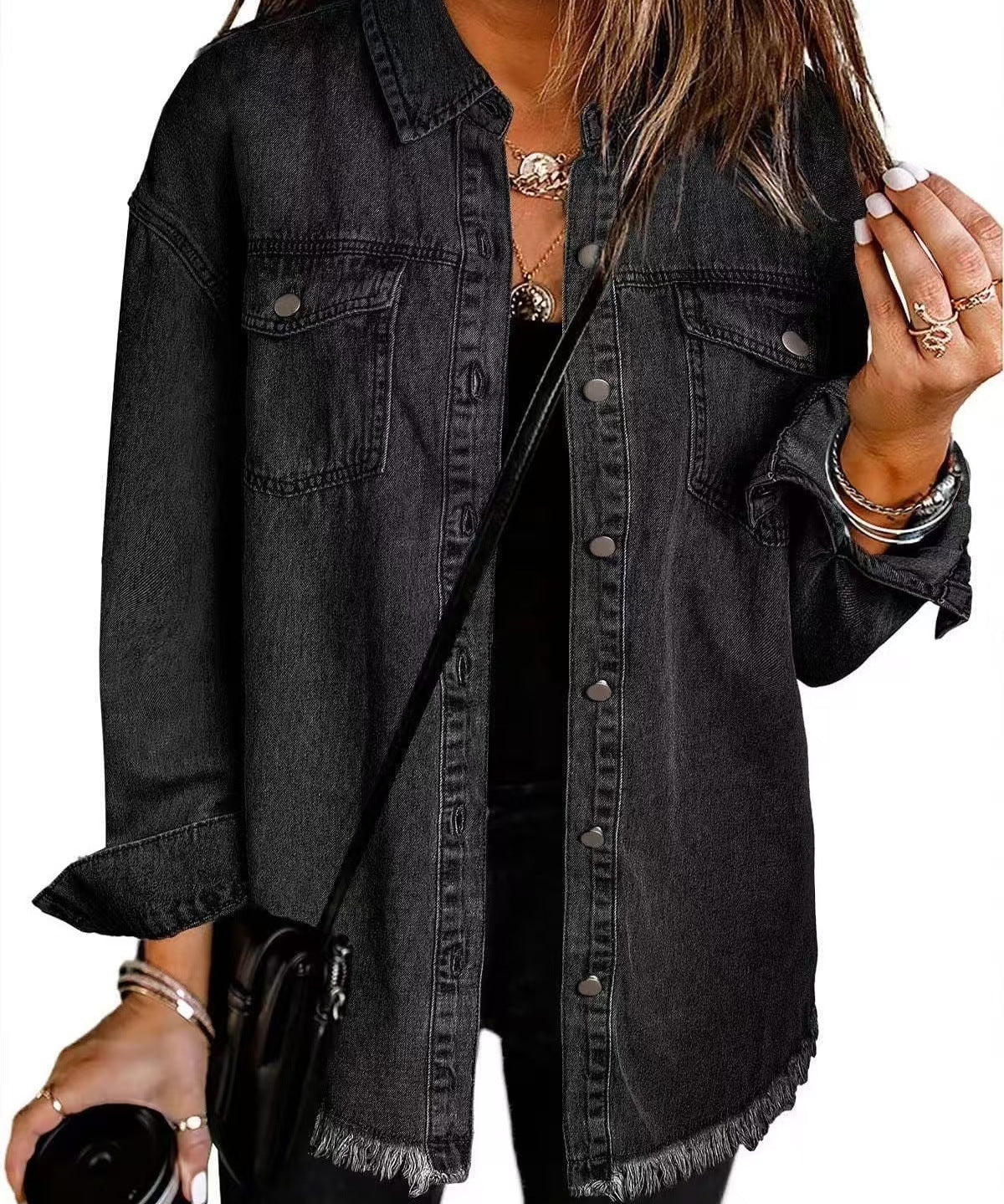 Karolína – Klasická Každodenní Džínová Bunda