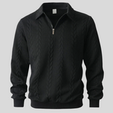 Simone – Elegantní Pletené Polo S Krátkým Zipem