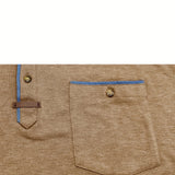 Tomáš – Měkké Základní Tričko s Kapsou na Prsou pro Muže