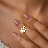 Roselle - Náhrdelník S Gravírovanou Tlapkou