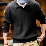 Tomáš – Pletený Polopulovr pro Muže