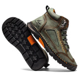 Marek – St. Moritz Kožené High Top Boty