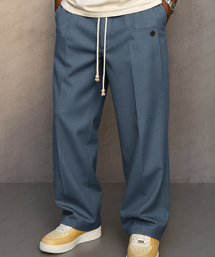 Daniel – Pohodlné městské kalhoty se šňůrkou