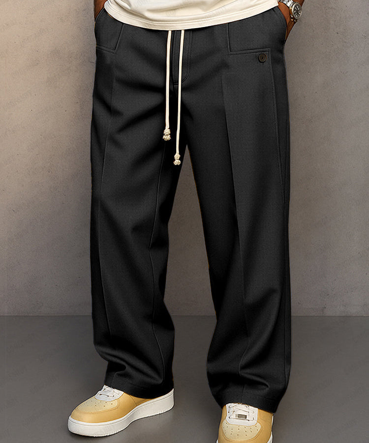 Daniel – Pohodlné městské kalhoty se šňůrkou