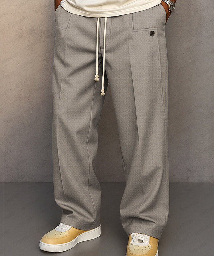 Daniel – Pohodlné městské kalhoty se šňůrkou