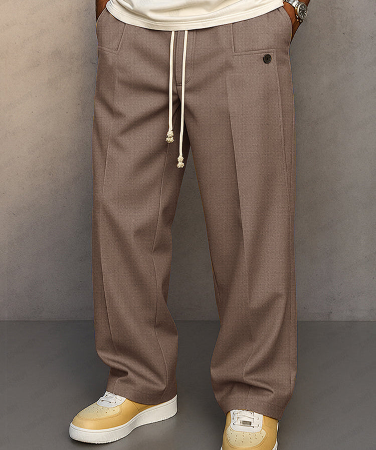 Daniel – Pohodlné městské kalhoty se šňůrkou