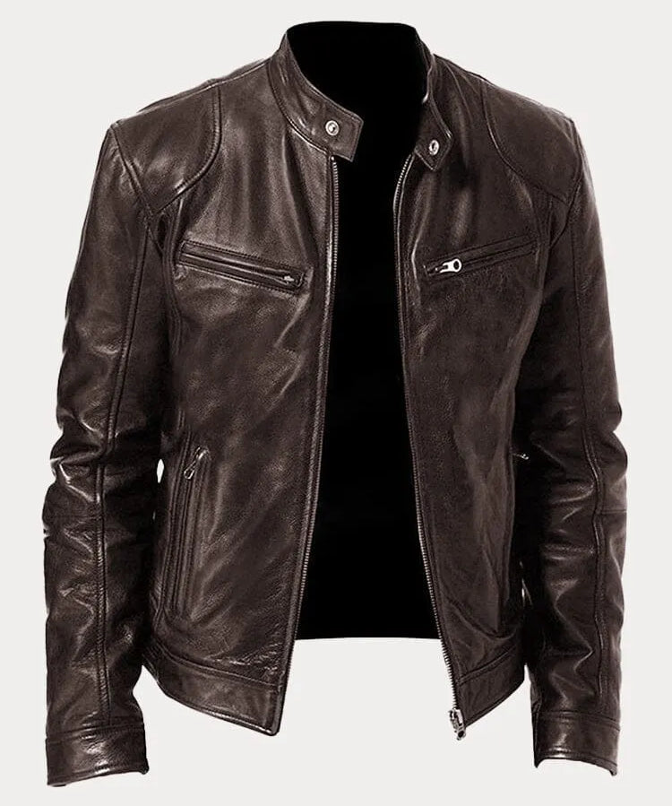 Viktor – Casual Kožená Bunda: Nadčasový Design a Komfort