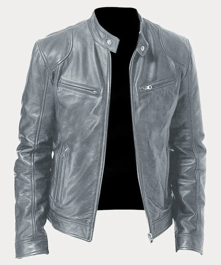 Viktor – Casual Kožená Bunda: Nadčasový Design a Komfort