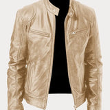 Viktor – Casual Kožená Bunda: Nadčasový Design a Komfort