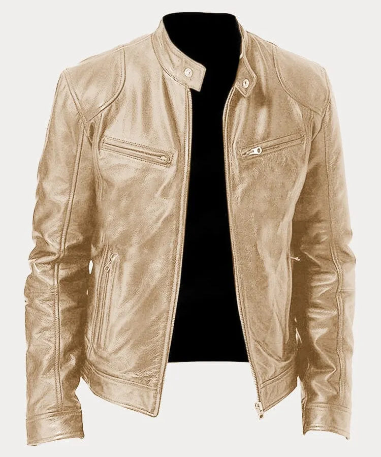 Viktor – Casual Kožená Bunda: Nadčasový Design a Komfort