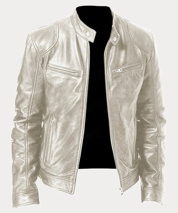 Viktor – Casual Kožená Bunda: Nadčasový Design a Komfort