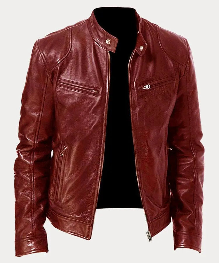 Viktor – Casual Kožená Bunda: Nadčasový Design a Komfort