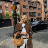 Klára – Elegantní Semišový Trenčkot