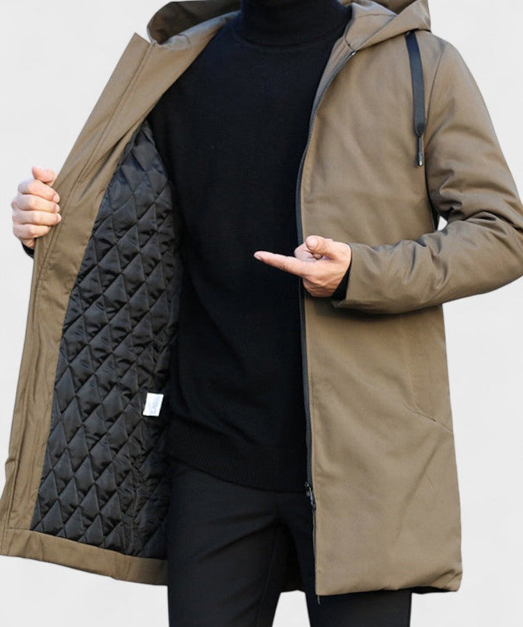 Søren – Elegantní Zimní Bunda V Moderním Designu