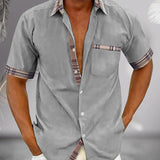 Tomáš – Klasická Pánská Košile s Krátkým Rukávem