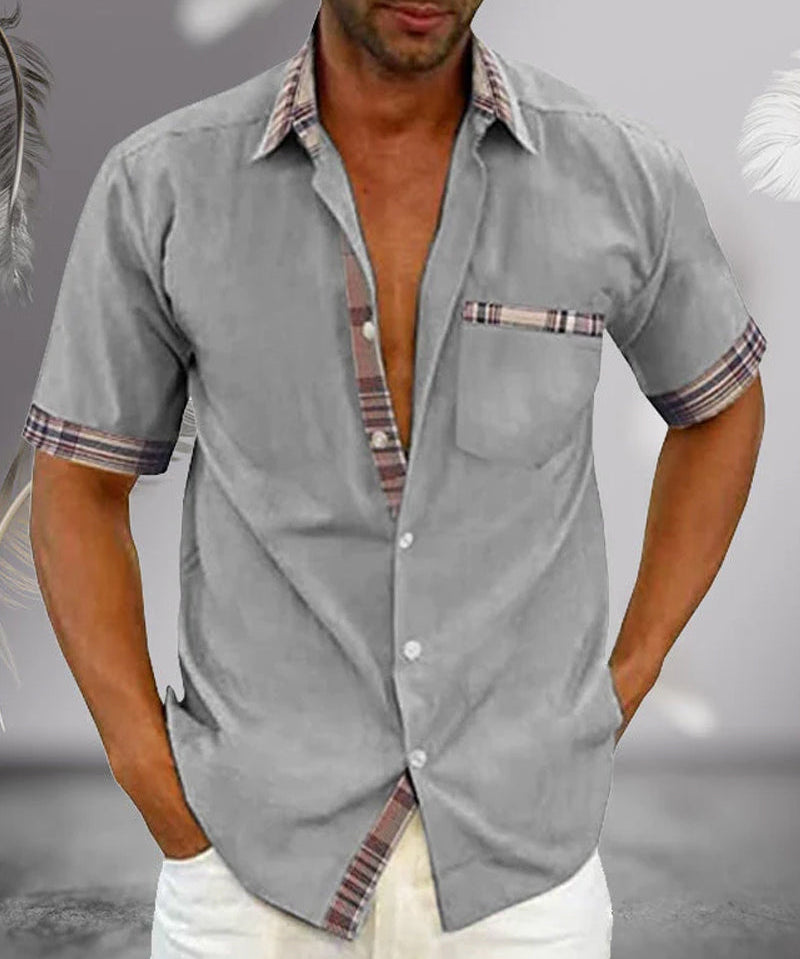 Tomáš – Klasická Pánská Košile s Krátkým Rukávem