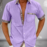 Tomáš – Klasická Pánská Košile s Krátkým Rukávem