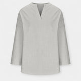 Adéla – Lněná Blůza na Pláž