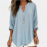 Adéla – Lněná Blůza na Pláž