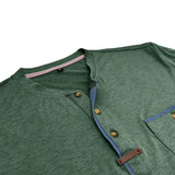 Tomáš – Měkké Základní Tričko s Kapsou na Prsou pro Muže