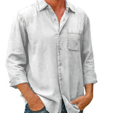 Tomáš – Pánská Volnočasová Košile s Dlouhým Rukávem