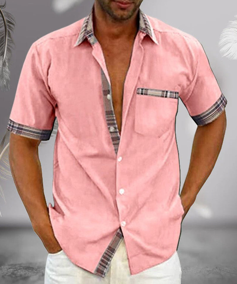 Tomáš – Klasická Pánská Košile s Krátkým Rukávem