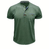 Tomáš – Měkké Základní Tričko s Kapsou na Prsou pro Muže