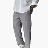 Tomáš – Pánské Relax Fit Plisované Kalhoty – Elegantní a Pohodlný Každodenní a Business Styl