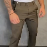 Massimo - Pánské Slim Fit Stretch Kalhoty