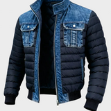 Jake - Hybridní denimová prošívaná bunda pro městský styl