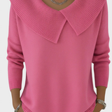 Lucia - Teplý svetr s měkkým límcem