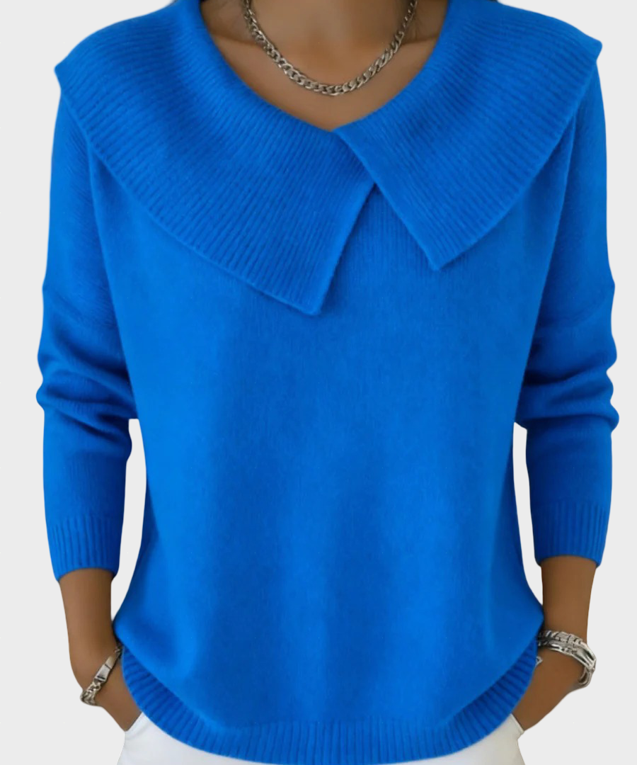 Lucia - Teplý svetr s měkkým límcem