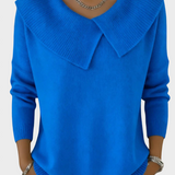 Lucia - Teplý svetr s měkkým límcem