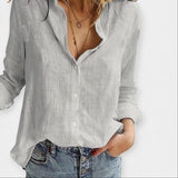 Adéla – Pohodlná Halenka z Lněného Materiálu