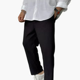 Tomáš – Pánské Relax Fit Plisované Kalhoty – Elegantní a Pohodlný Každodenní a Business Styl