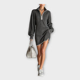 Adéla – Pletené Šaty s Uvolněnou Elegancí