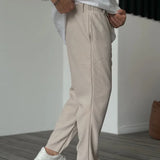 Tomáš – Pánské Relax Fit Plisované Kalhoty – Elegantní a Pohodlný Každodenní a Business Styl