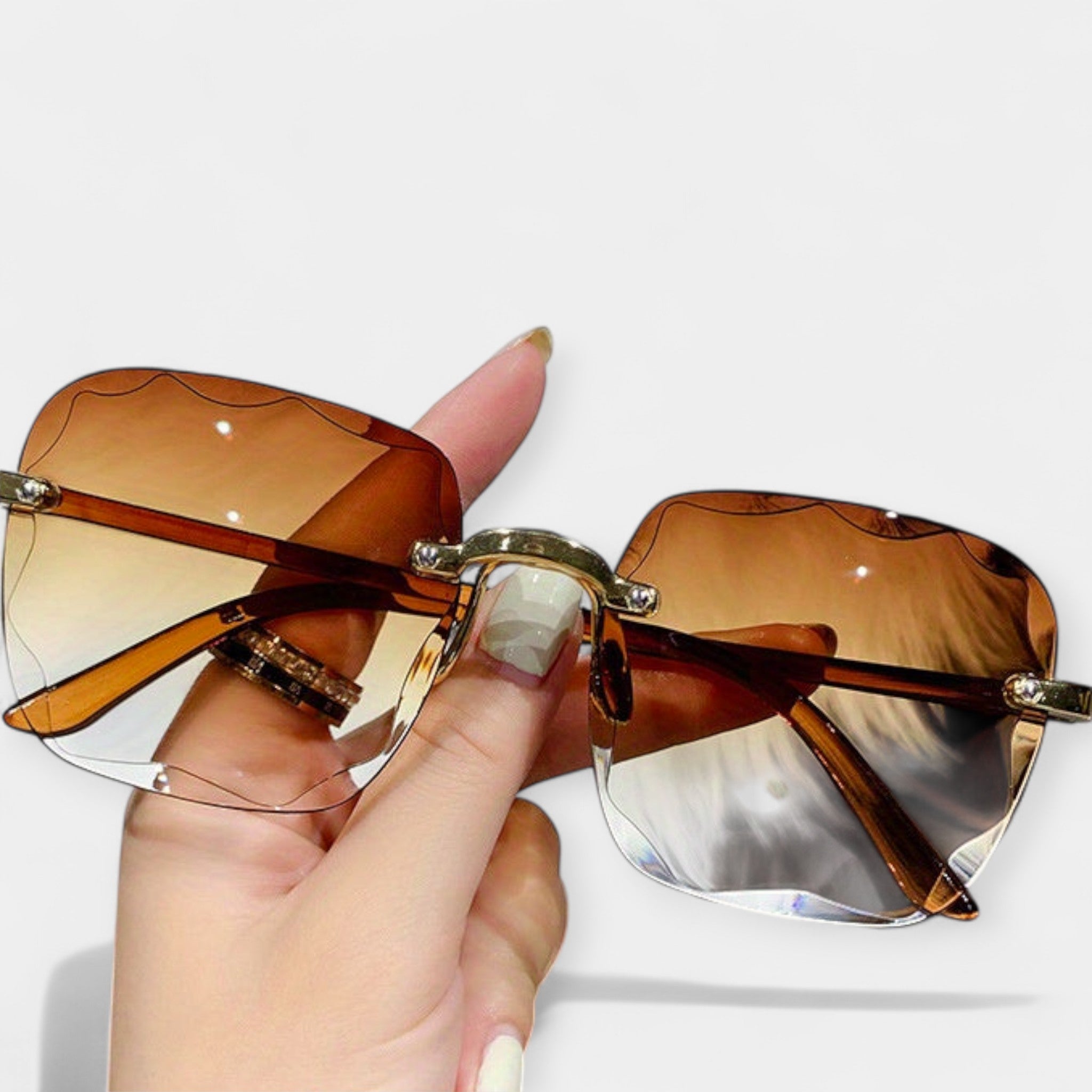 Adéla – Klasické Retro Brýle Bez Obrouček