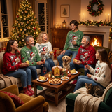 KočkaZima™ - Měkký Vánoční Svetr pro Ženy