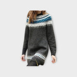 Adéla – Pletené Šaty s Vzorem