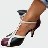 Adéla – Retro Lodičky s T Páskem