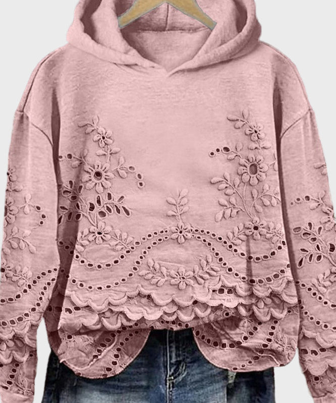 Adéla – Mikina s Kapucí z Krajky Zelené Louky