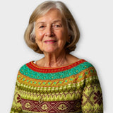 Adéla – Pletený Svetr s Působivým Vzorem