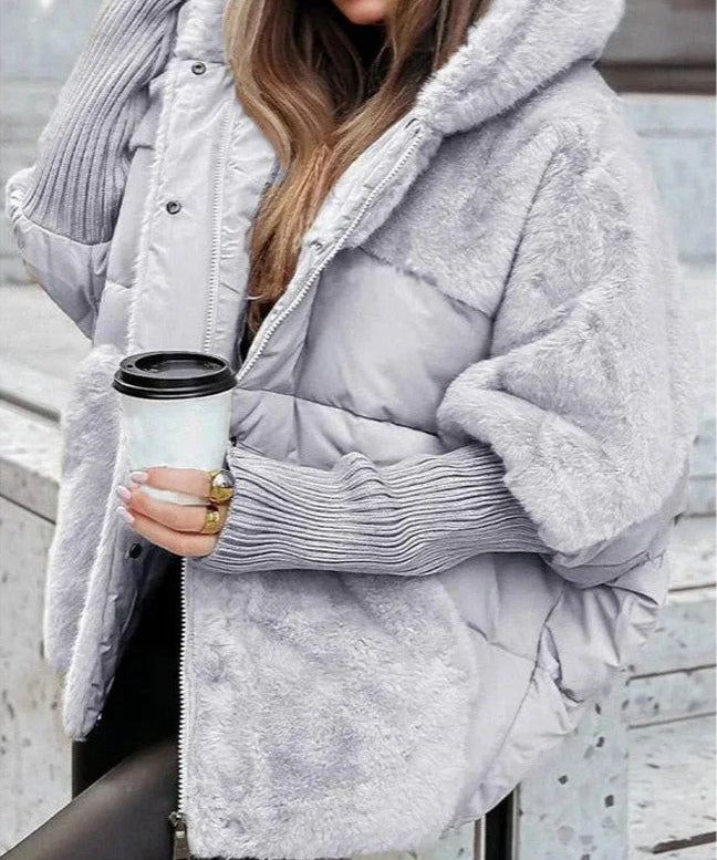 LENA - Stylová péřová bunda s kapucí