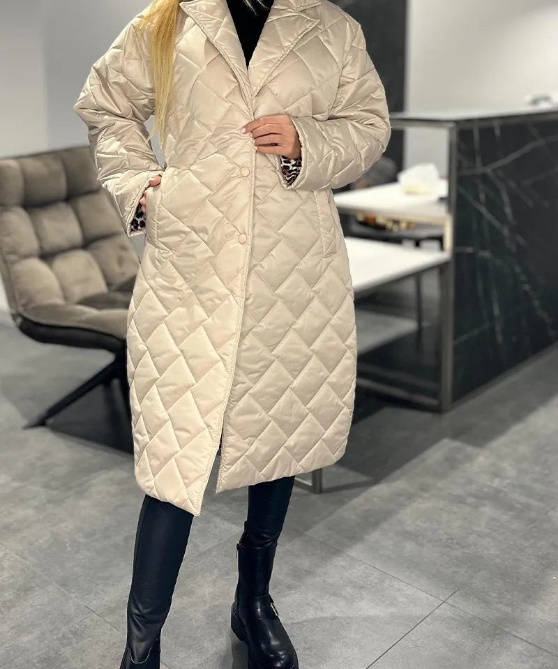 Marie™- Oboustranný prošívaný kabát