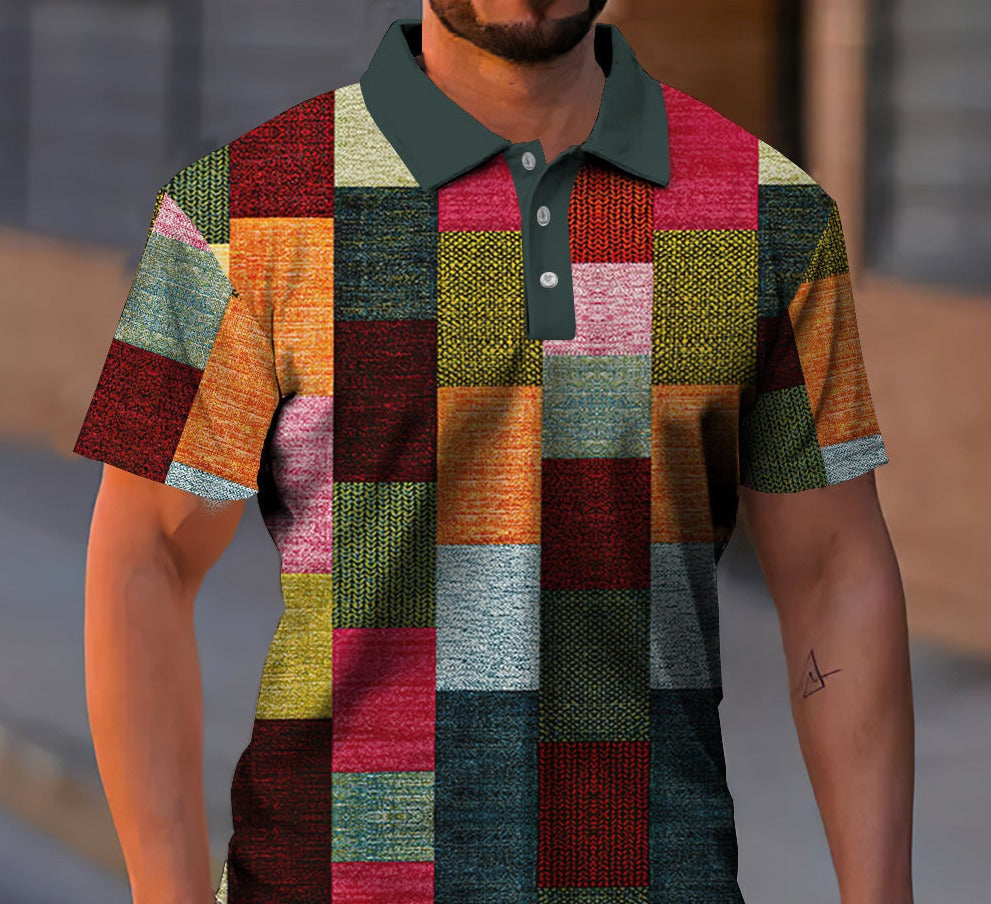 Tomáš – Pánské Polo Tričko s Vzorem