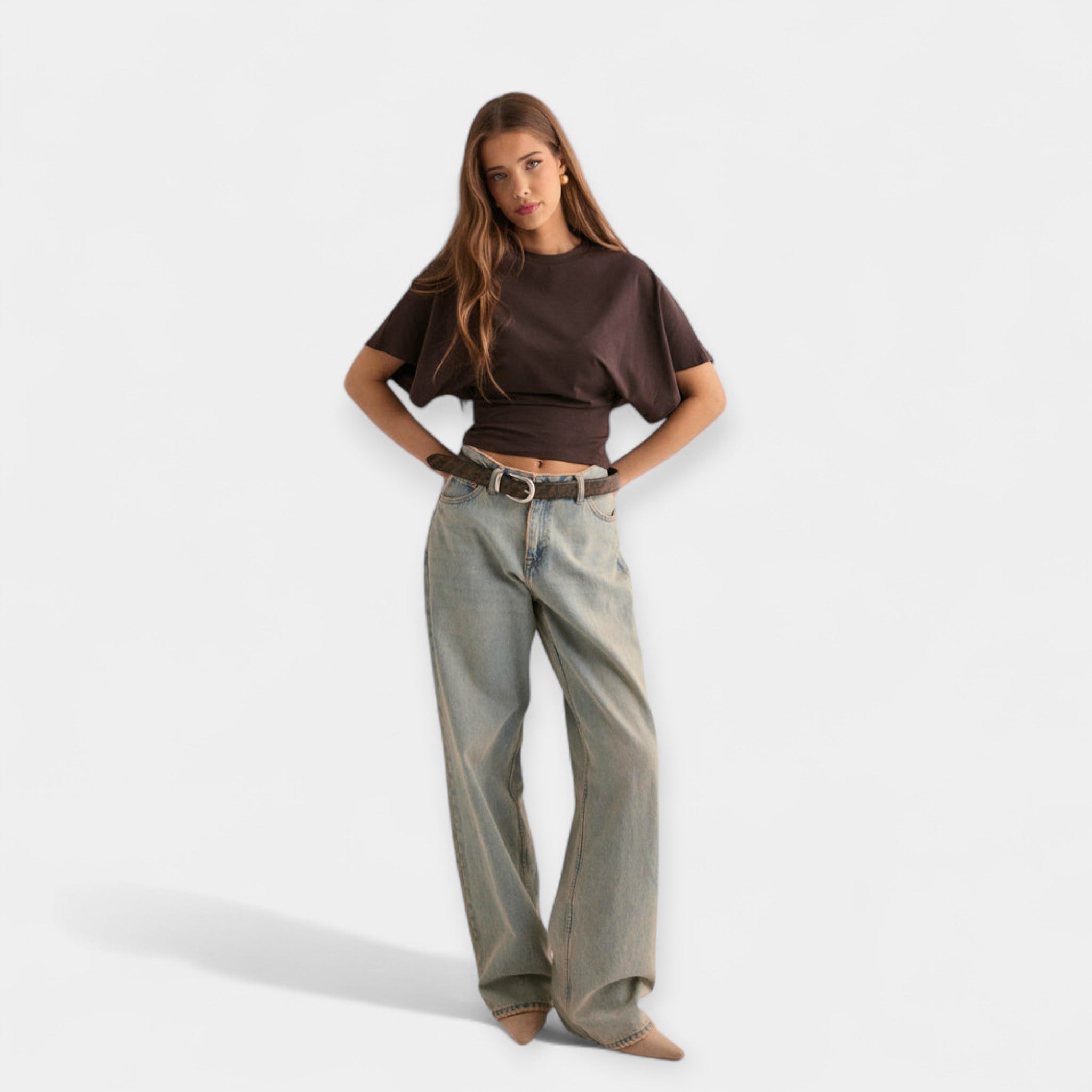 Adéla – Tričko s Pohodlnými Širokými Rukávy