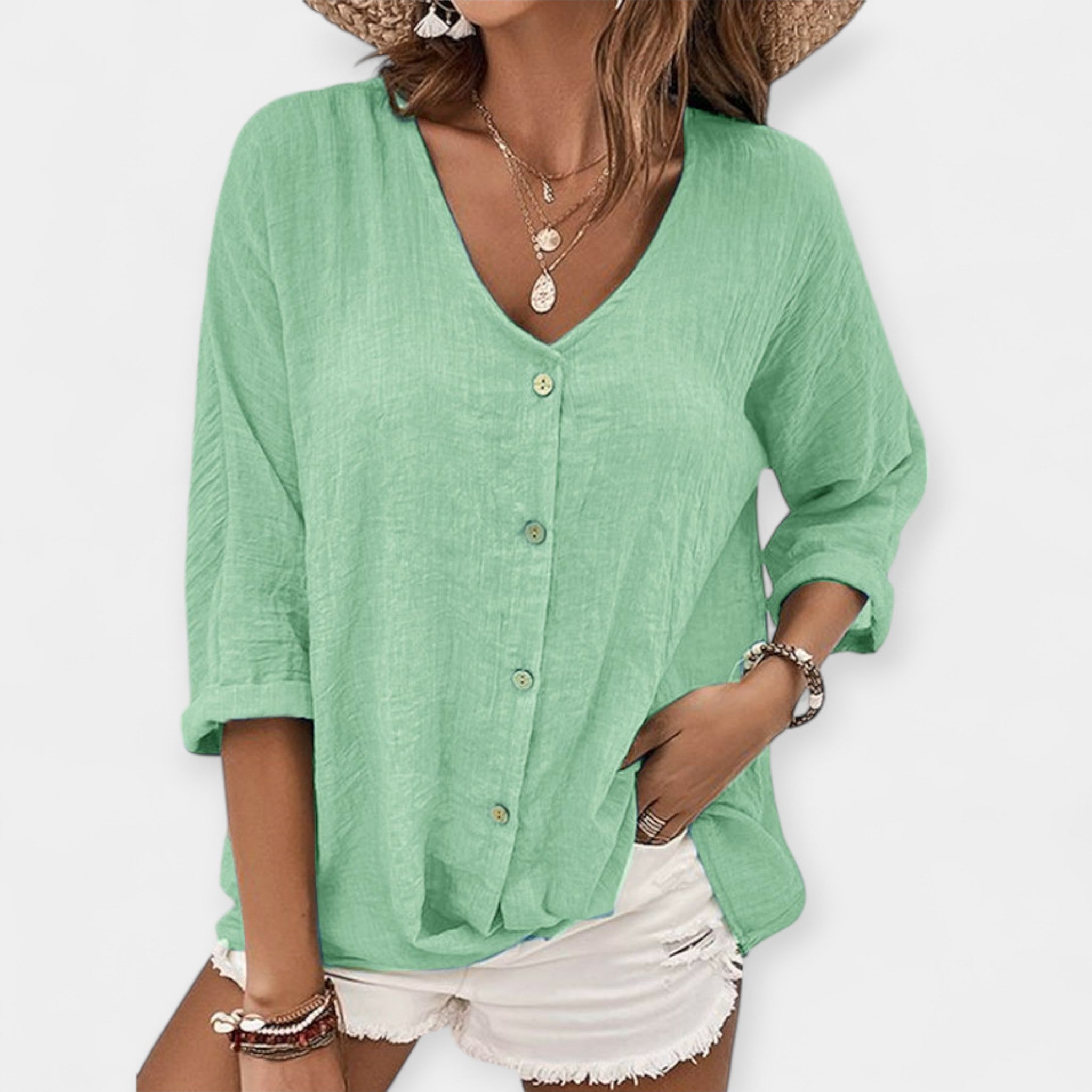 Adéla – Lněné Tričko