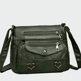 Anna – Měkká Kožená Kabelka na Ruku